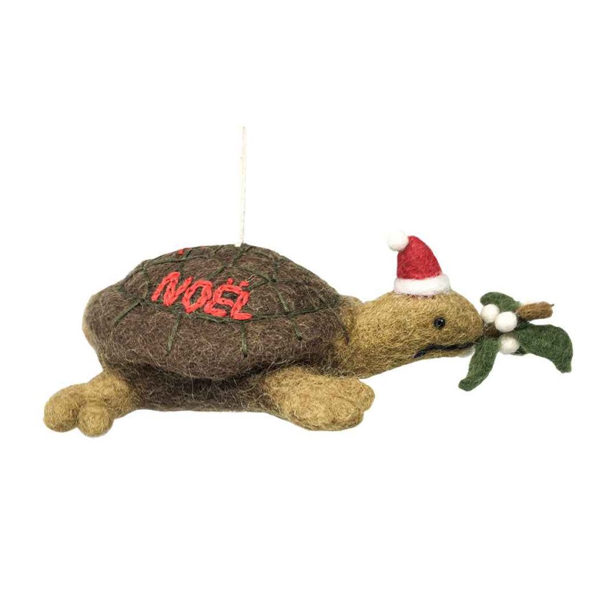 Decorations Christmas Imaginarium Felt | Felt Tortoise Christmas Tree Decoration